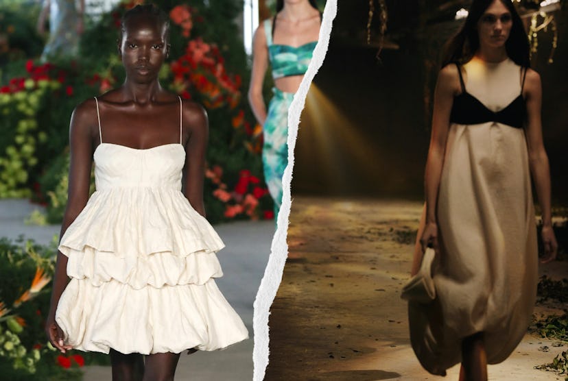 See the Spring 2022 trends you can start shopping now, from 2000s feather trim to ’60s suiting.