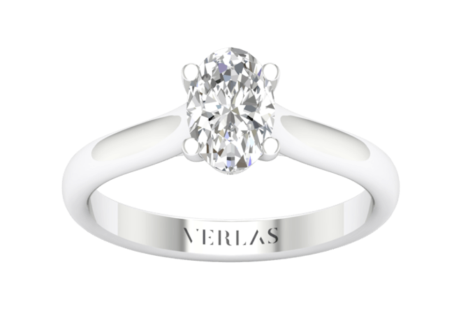 Iconic Ellipse engagement ring from Verlas.