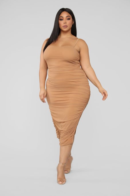 Feeling My Mesh Dress - Nude