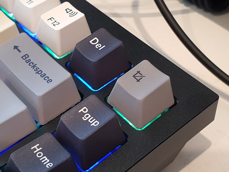 Close-up of keyboard key