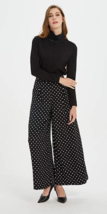 Tronjori High Waist Casual Palazzo Pants