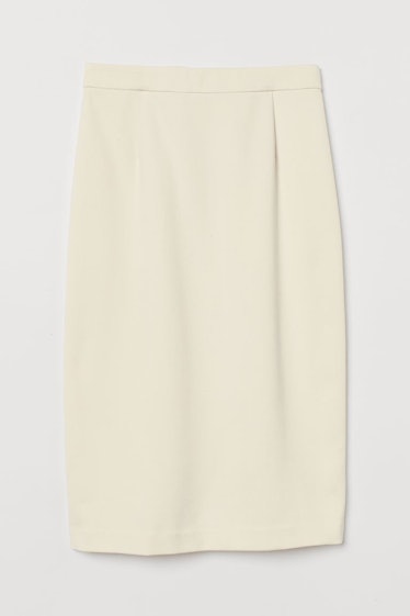 Knee-Length Pencil Skirt  H&M