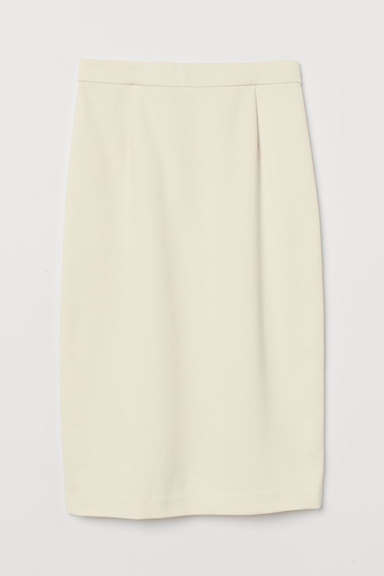 Knee-Length Pencil Skirt  H&M