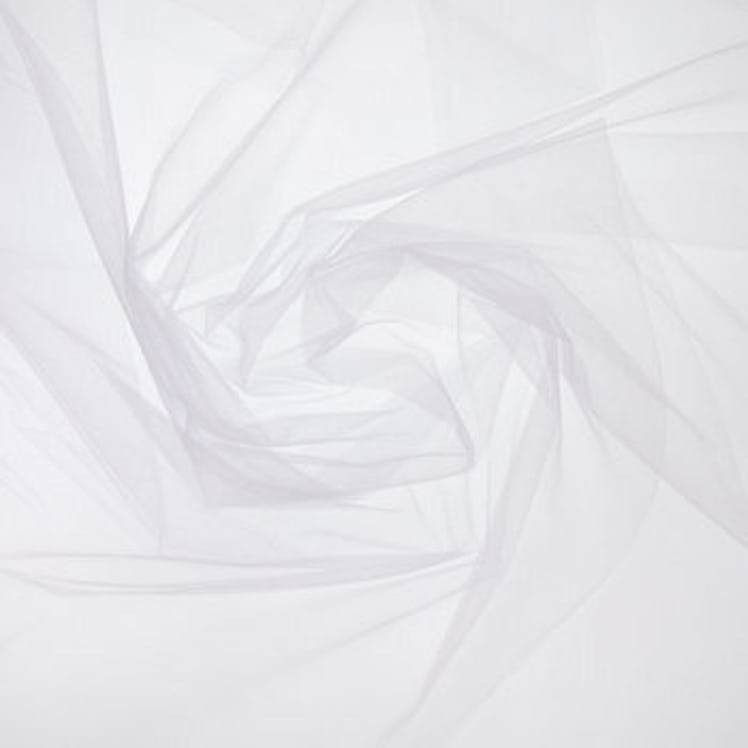 White Nylon Tulle Fabric