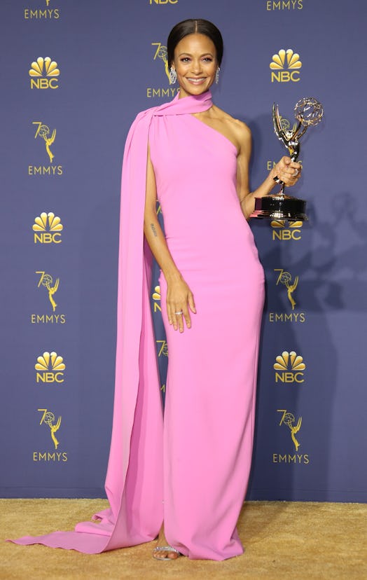  Thandie Newton at 2018 Emmys red carpet