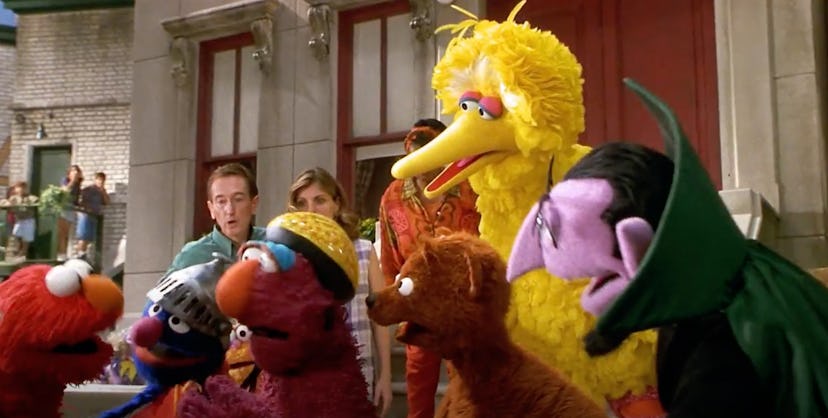 'The Adventures of Elmo in Grouchland' stars Elmo.