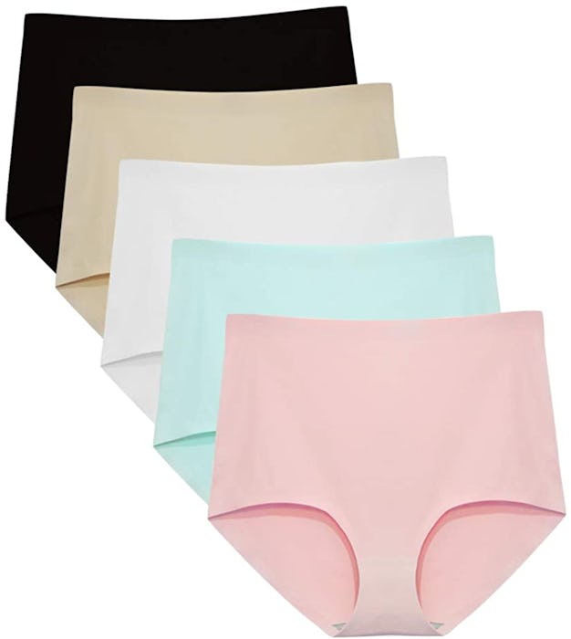 FallSweet No Show High Waist Briefs (5-Pack)