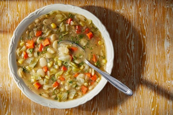 vegetable and bean soup 