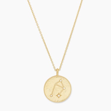 Astrology Coin Necklace (Libra)