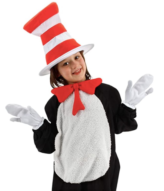 Child wearing Cat in the Hat costume