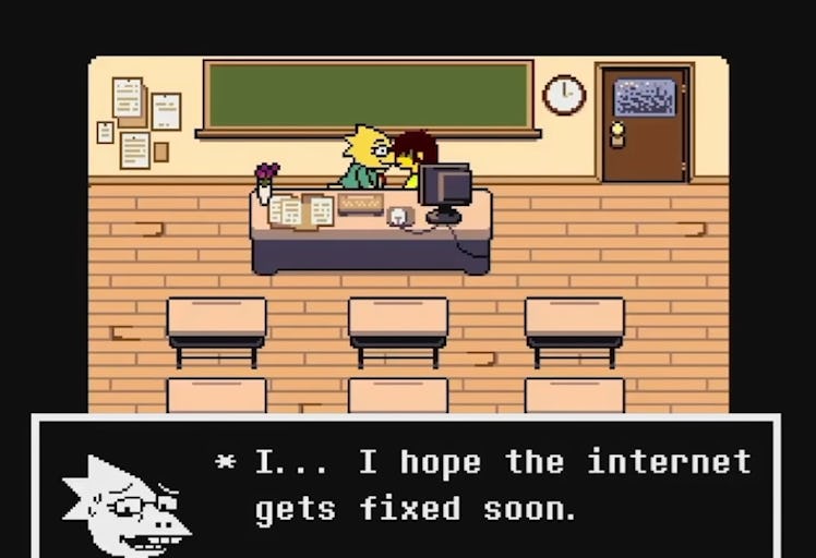 deltarune alphys interney screenshot