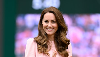 Duchess of Cambridge attends the Wimbledon Championships Tennis Tournament at All England Lawn Tenni...