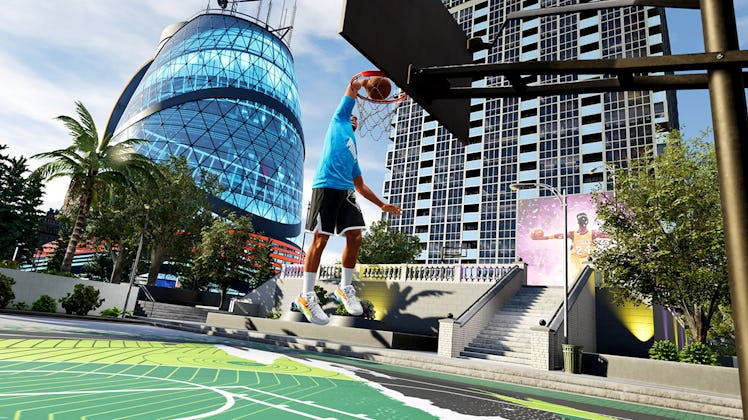 nba 2k22 myplayer dunk city next gen screenshot