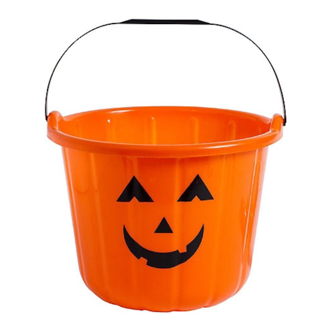 Orange Jack-o'-Lantern Treat Bucket