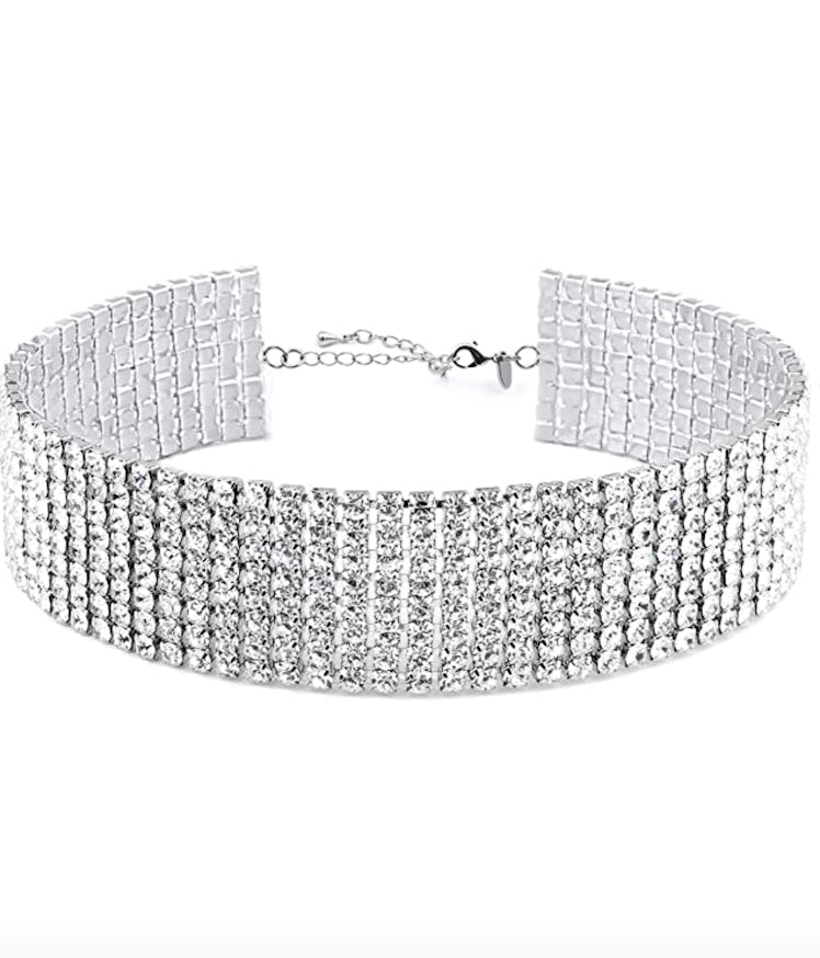 diamond choker necklace