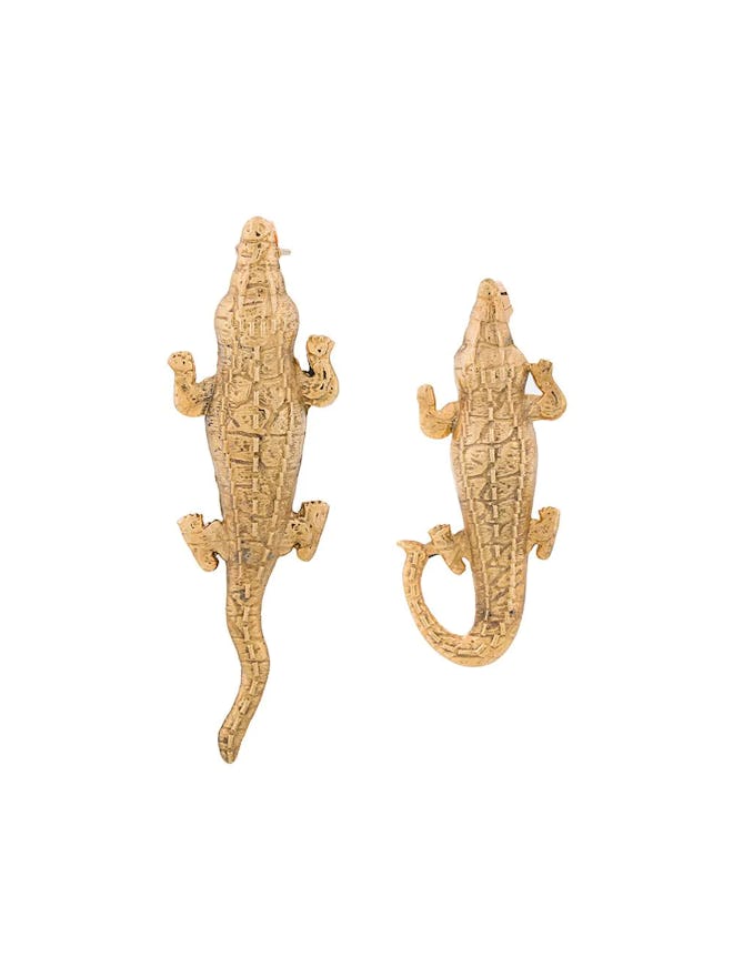 Small Crocodile Earrings