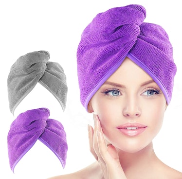 AIDEA Microfiber Hair Towel Wrap