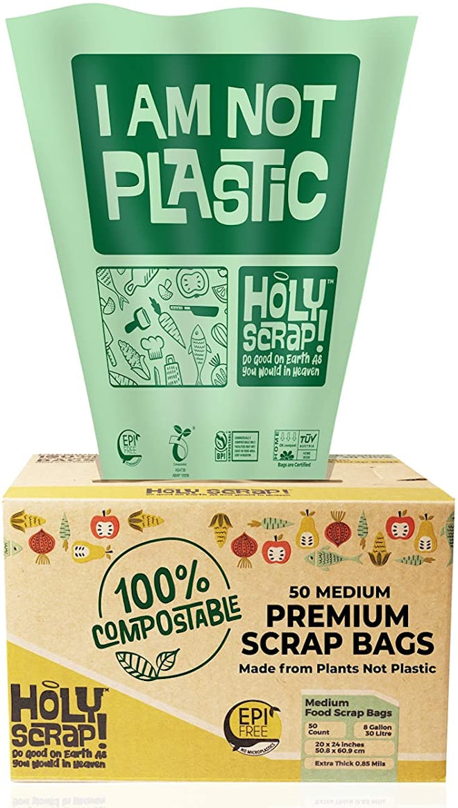 Holy Scrap! Compostable Trash Bags (50-Count)