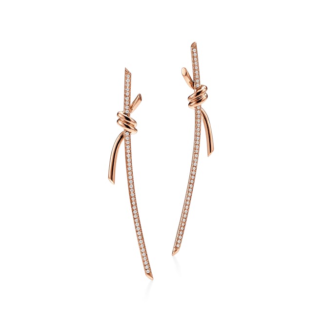 Tiffany Knot Drop Earrings