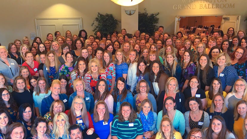 A group of LuLaRoe members, seen in the docu-series ‘LuLaRich.'