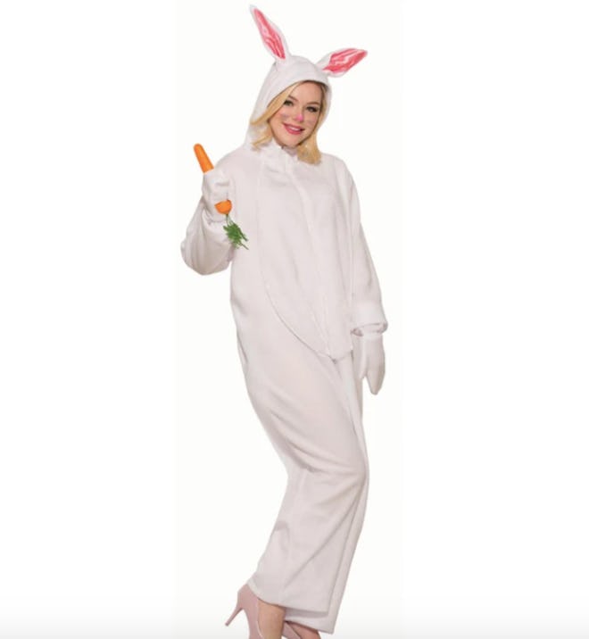 Woman wearing bunny costume