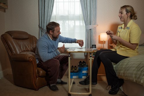 Tony (Stephen Graham) and Sarah (Jodie Comer) in C4's 'Help'