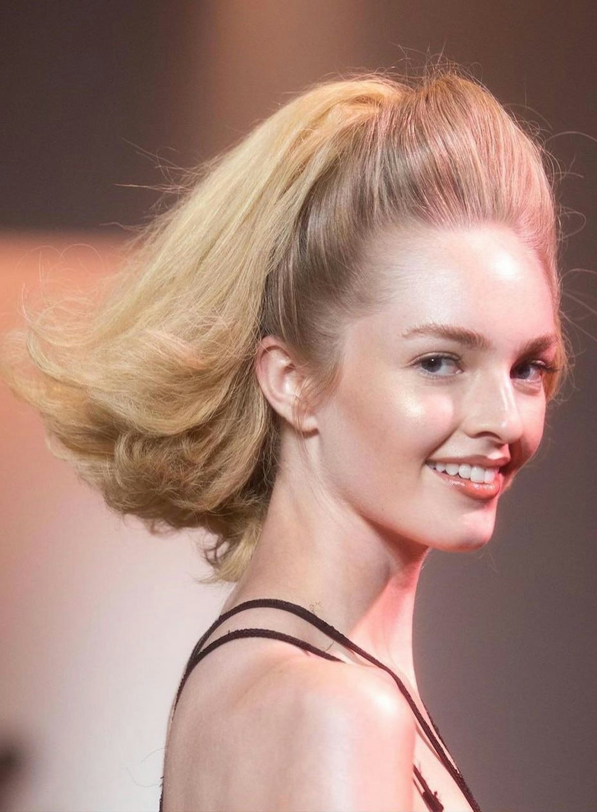 Spotted at New York Fashion Week: the gravity-defying hair at Christian Cowan Spring 2022. Complemen...