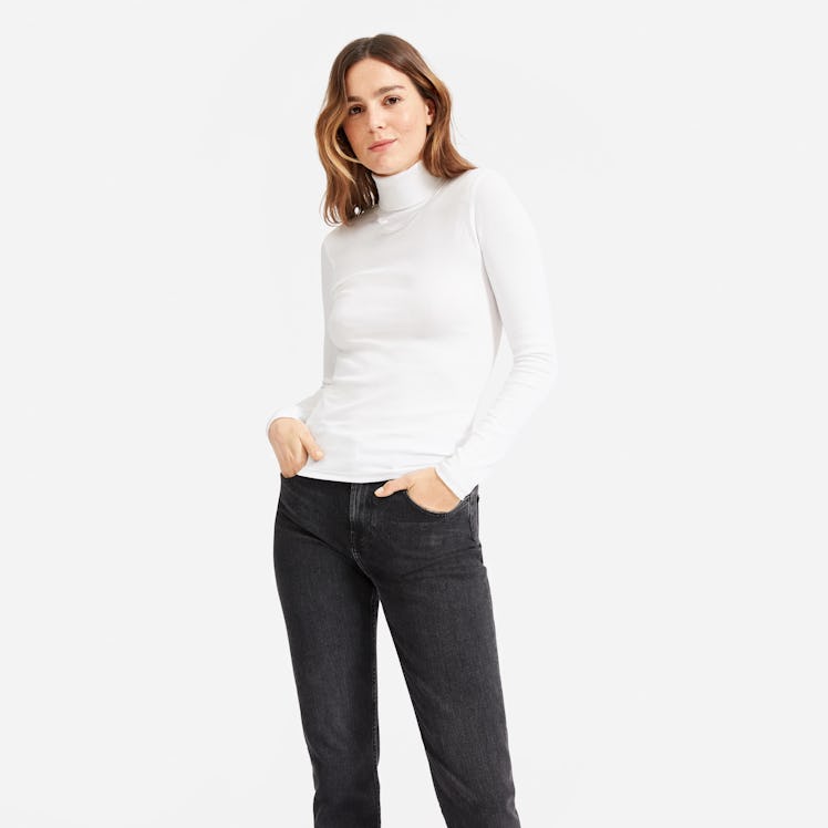 Everlane The Pima Micro-Rib Turtleneck