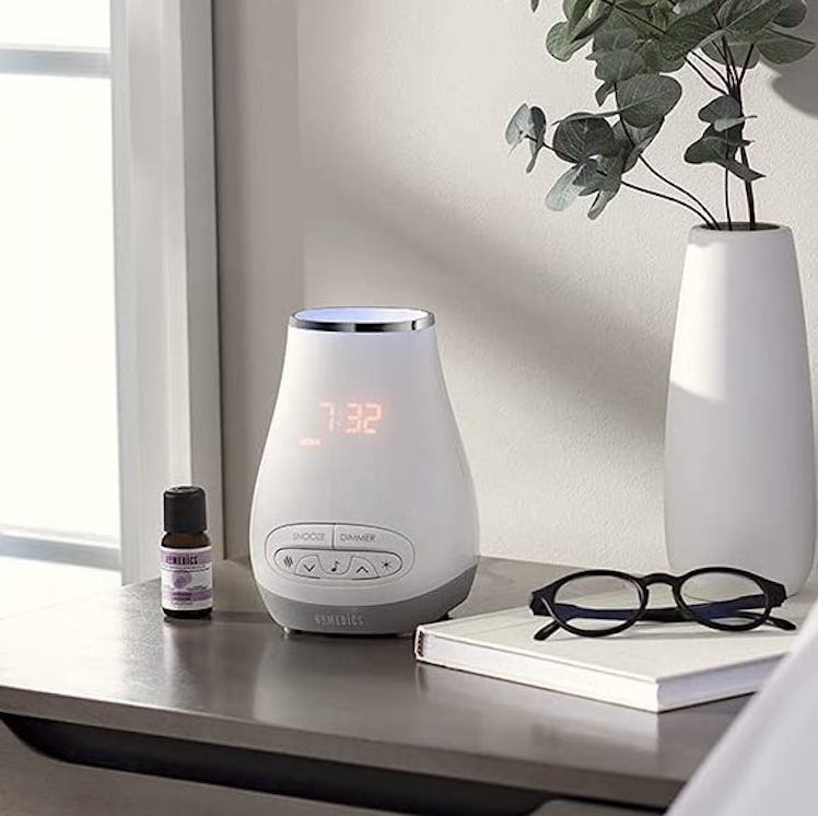 HoMedics SoundSpa Bluetooth Alarm Clock and Diffuser