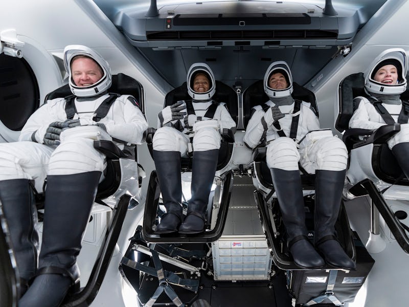 inspiration 4 crew in dragon spacex