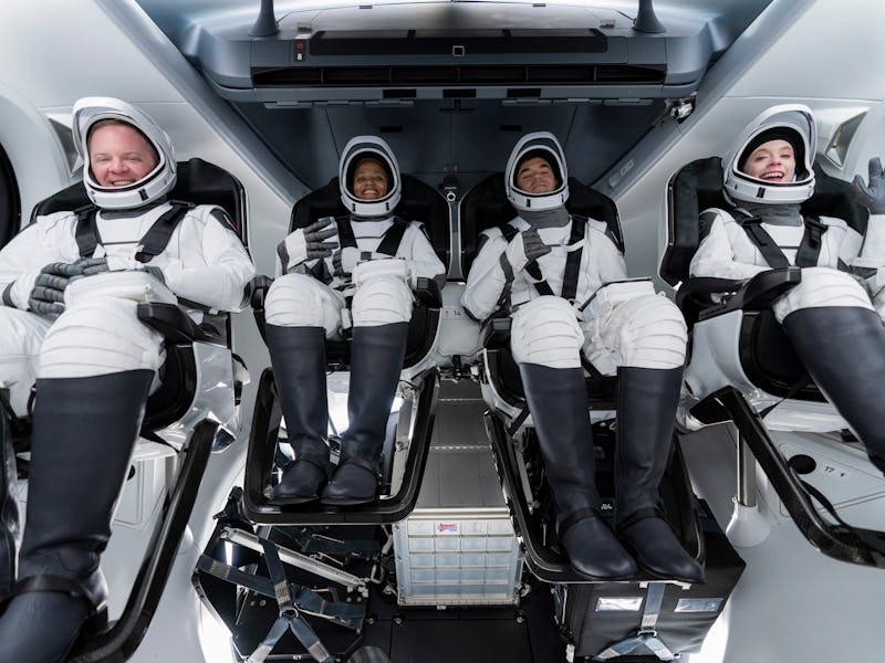 inspiration 4 crew in dragon spacex