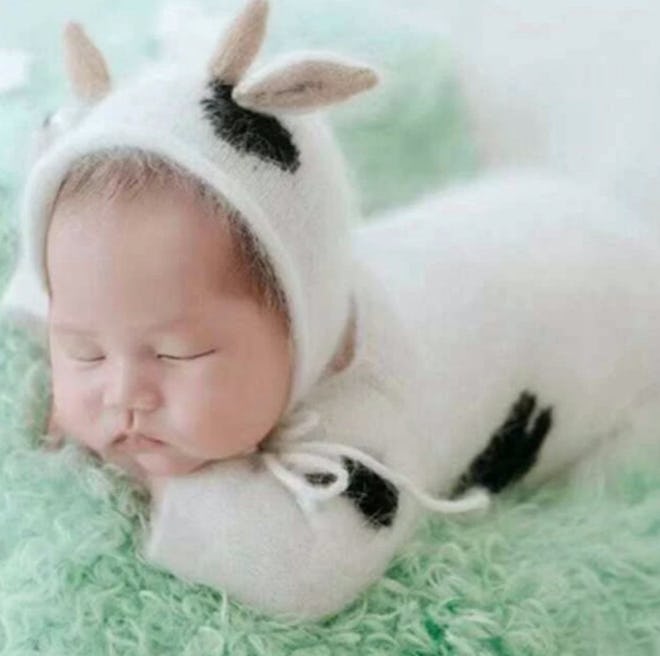 Baby Halloween Cow Costume