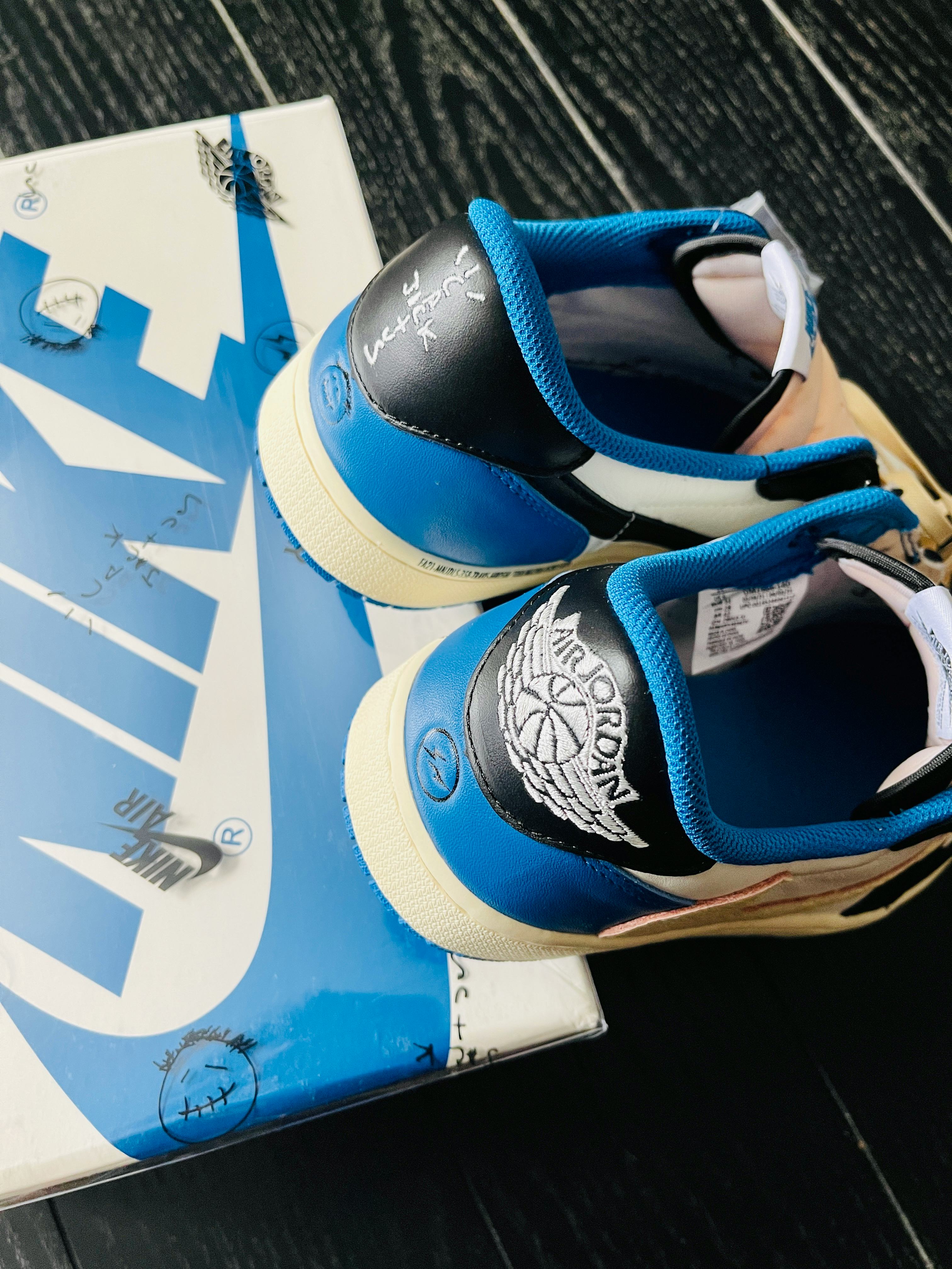travis scott fragment jordan 1 low unboxing