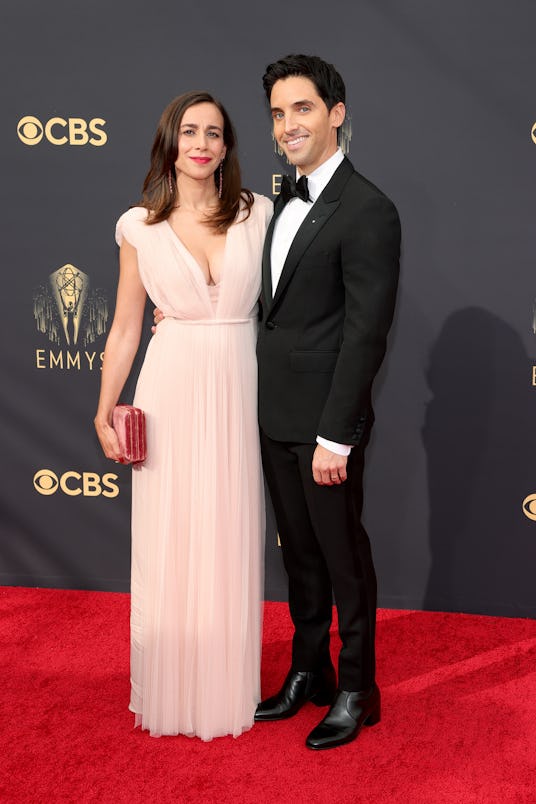Lucia Aniello and Paul W. Downs at the 2021 Emmys