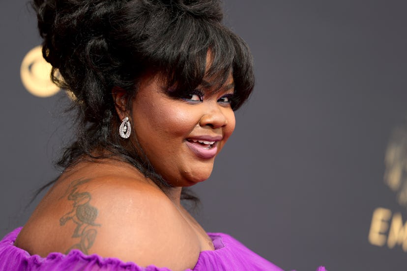 Nicole Byer attends the 73rd Primetime Emmy Awards at L.A. LIVE on September 19, 2021 in Los Angeles...