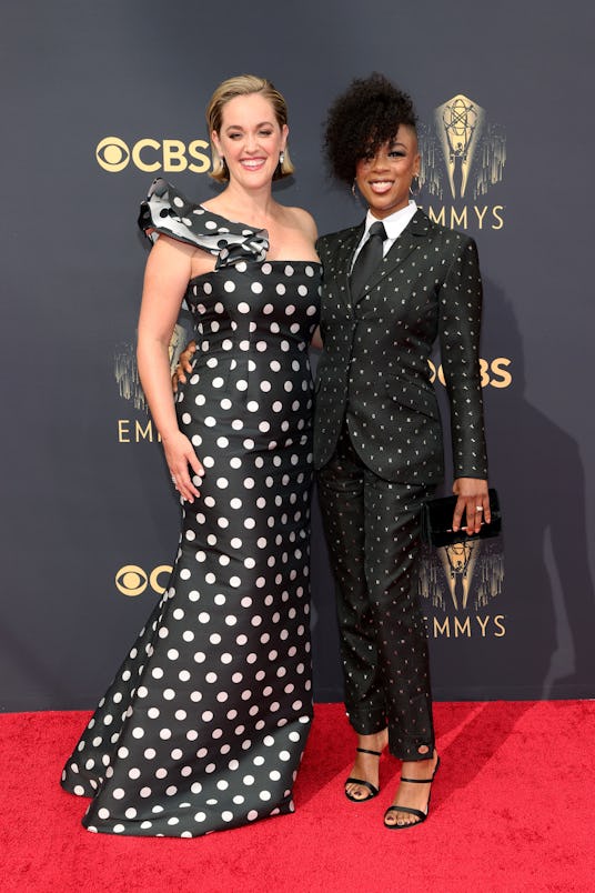 Lauren Morelli and Samira Wiley attend the 73rd Primetime Emmy Awards
