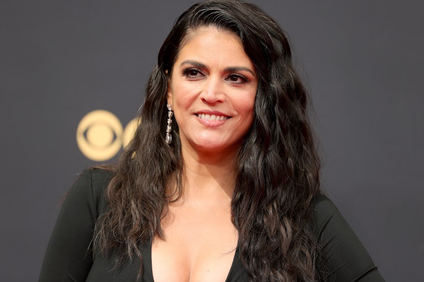 Cecily Strong attends the 73rd Primetime Emmy Awards at L.A. LIVE on September 19, 2021 in Los Angel...