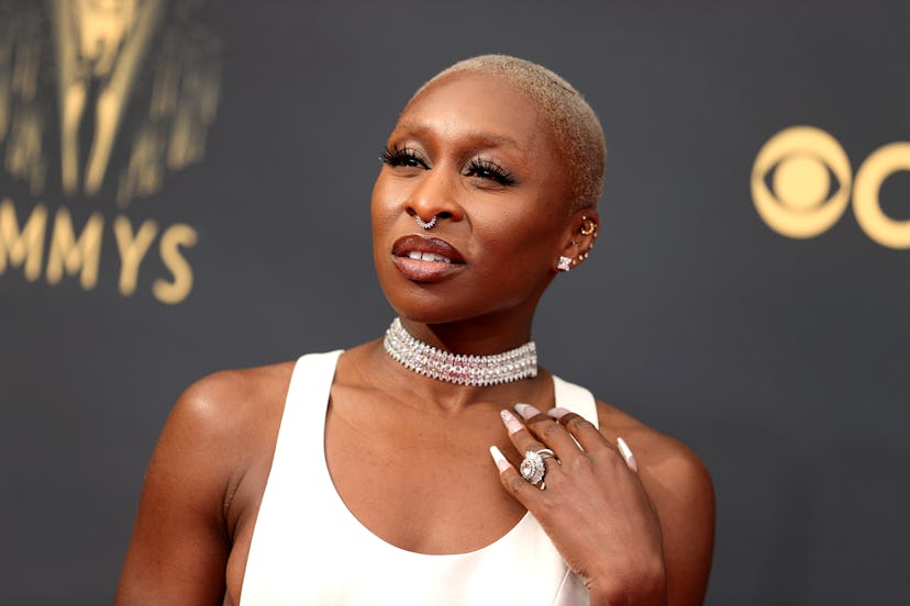 Cynthia Erivo attends the 73rd Primetime Emmy Awards at L.A. LIVE on September 19, 2021 in Los Angel...