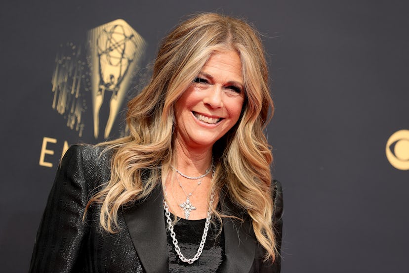 Rita Wilson attends the 73rd Primetime Emmy Awards at L.A. LIVE on September 19, 2021 in Los Angeles...
