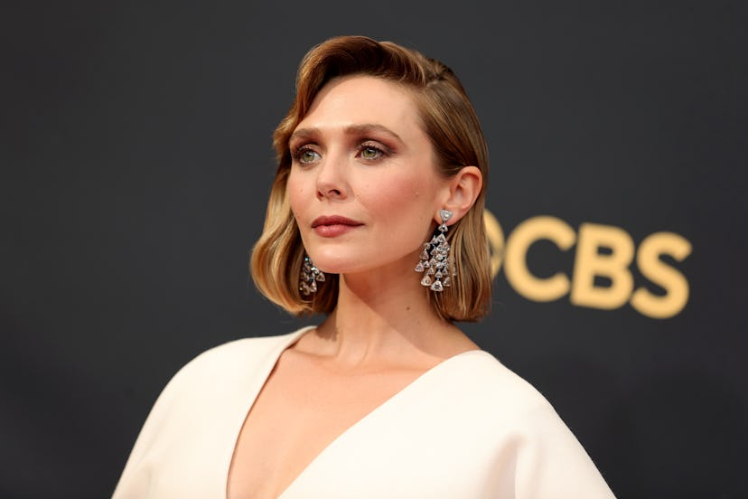 Elizabeth Olsen attends the 73rd Primetime Emmy Awards at L.A. LIVE on September 19, 2021 in Los Ang...