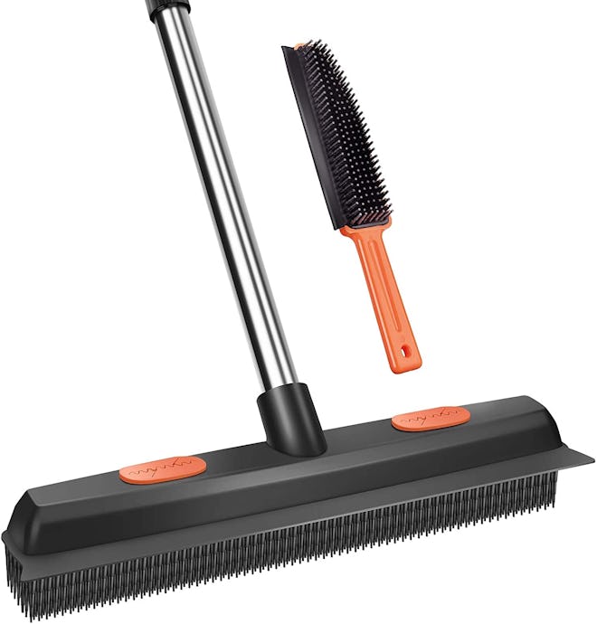 Conliwell Rubber Broom Pet Hair Removal Tool & Brush Set