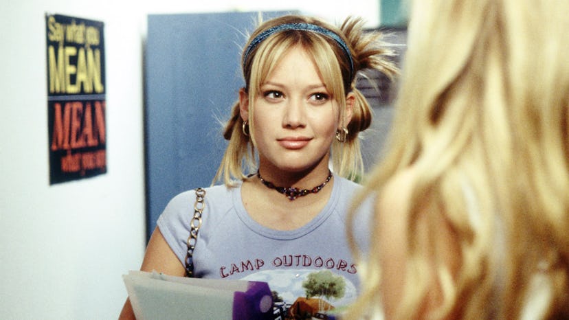 Hilary Duff in Lizzie McGuire.