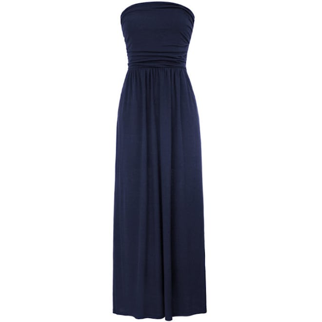 GRACE KARIN Strapless Maxi Dress with Pockets