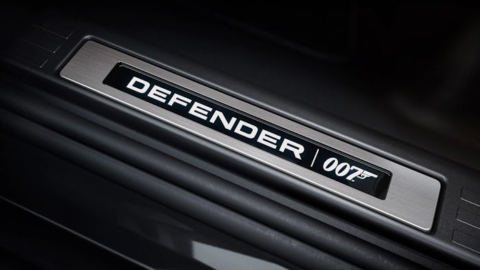 Land Rover is releasing a James Bond-edition of the Defender V8, to coincide with the upcoming film.