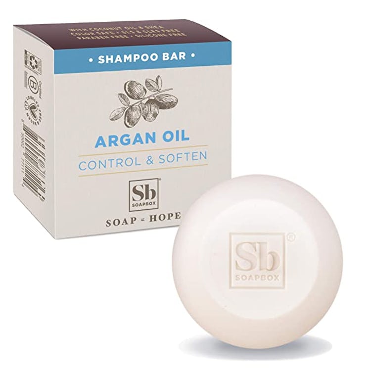 Soapbox Argan Oil Control & Soften Bar Shampoo