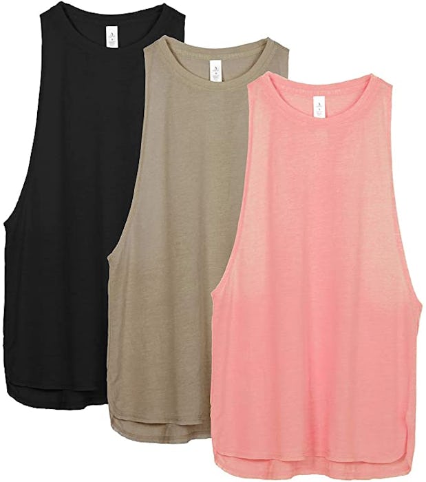 icyzone Workout Tank Tops (3-Pack)