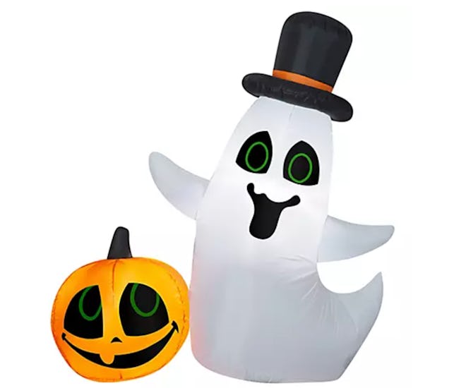 This inflatable ghost and pumpkin yard inflatable is available from BJ's Wholesale.