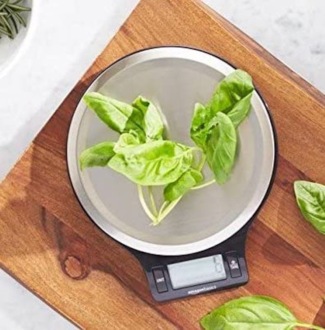 Amazon Basics Stainless Steel Digital Kitchen Scale