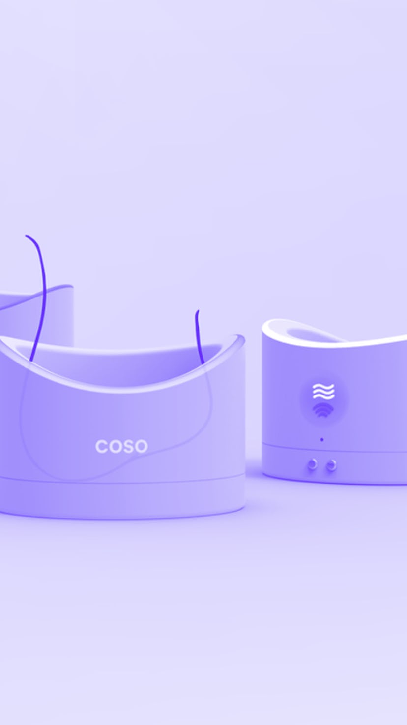 A concept contraceptive device called Coso that uses ultrasound waves to prevent sperm from regenera...