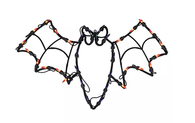 This lighted bat Halloween window silhouette decoration is available online at BJ's Wholesale.